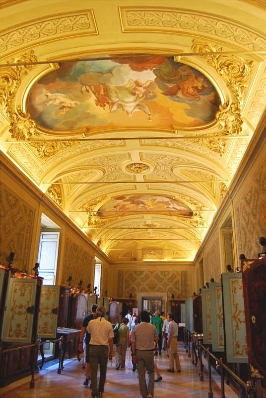 13 - The Hall of the Papyri (Sala dei Papiri) inside the Vatican Museums in Vatican City